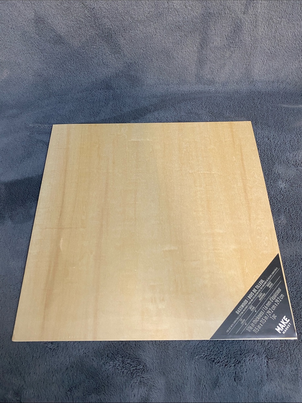 11.5”x11.5” Crafting Basswood Panel